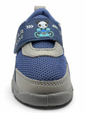Star Kidz Sporty Mesh Velcro Closure Musical Shoes - Blue