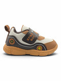 Star Kidz Sporty Mesh Velcro Closure Musical Shoes - Brown