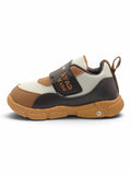 Star Kidz Sporty Mesh Velcro Closure Musical Shoes - Brown
