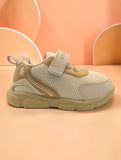 Star Kidz Sporty Mesh Velcro Closure Musical Shoes - Beige
