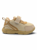 Star Kidz Sporty Mesh Velcro Closure Musical Shoes - Beige