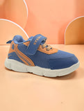Star Kidz Sporty Mesh Velcro Closure Musical Shoes - Blue