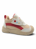 Star Kidz Three Stars Velcro Closure Musical Shoes - Beige