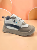 Star Kidz Three Stars Velcro Closure Musical Shoes - Brown