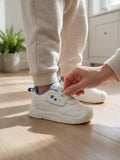 Star Kidz Three Stars Velcro Closure Musical Shoes - White