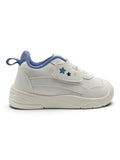 Star Kidz Three Stars Velcro Closure Musical Shoes - White