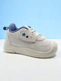 Star Kidz Three Stars Velcro Closure Musical Shoes - White