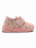 Star Kidz Cute Printed Mesh Velcro Closure Musical Shoes - Pink