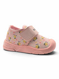 Star Kidz Cute Printed Mesh Velcro Closure Musical Shoes - Pink
