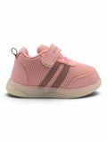 Star Kidz LED Light-Up Striped Velcro Casual Shoes - Pink