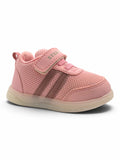 Star Kidz LED Light-Up Striped Velcro Casual Shoes - Pink