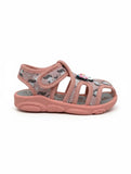 Musical Chu Chu Sandals With Velcro Closing - Peach