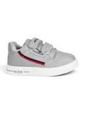 Casual Shoes With Velrco - Grey