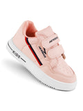 Detailed Velcro Closure Shoes - Peach