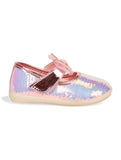 Mary Jane's Belle with Applique Detail - Pink