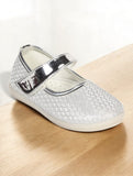 Mary Jane's Belle with Applique Detail - Silver