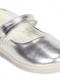 Mary Jane's Belle with Applique Detail - Silver