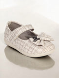 Mary Jane's Belle with Applique Detail - Grey