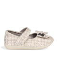 Mary Jane's Belle with Applique Detail - Grey