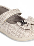 Mary Jane's Belle with Applique Detail - Grey