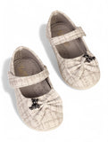 Mary Jane's Belle with Applique Detail - Grey
