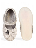 Mary Jane's Belle with Applique Detail - Grey