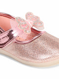 Mary Jane's Belle with Applique Detail - Pink