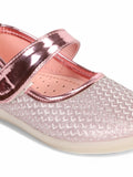 Mary Jane's Belle with Applique Detail - Pink