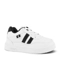 Casual Shoes With Laces - White