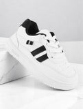 Casual Shoes With Laces - White
