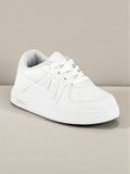 Casual Shoes With Laces - White