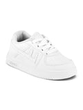 Casual Shoes With Laces - White