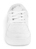 Casual Shoes With Laces - White