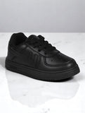 Casual Shoes With Laces - Black