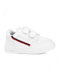 Casual Shoes With Velrco - White