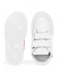 Casual Shoes With Velrco - White