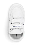 Casual Shoes With Velrco - White
