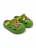 Cartoon Applique Anti-Slip Clogs - Green
