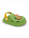 Cartoon Applique Anti-Slip Clogs - Green