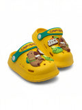 Cartoon Applique Anti-Slip Clogs - Yellow