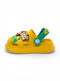 Cartoon Applique Anti-Slip Clogs - Yellow