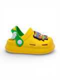 Cartoon Applique Anti-Slip Clogs - Yellow