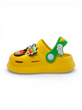 Cartoon Applique Anti-Slip Clogs - Yellow