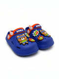 Cartoon Applique Anti-Slip Clogs - Navy Blue