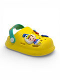 Cartoon Applique Anti-Slip Clogs - Yellow