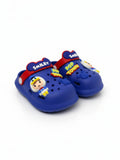 Cartoon Applique Anti-Slip Clogs - Navy Blue