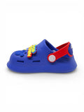 Cartoon Applique Anti-Slip Clogs - Navy Blue