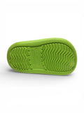 Cartoon Applique Anti-Slip Clogs - Green