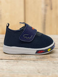 Musical Chu Chu Shoes With Velcro Closing - Navy Blue