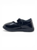 School Shoes With Velrco Closure - Black